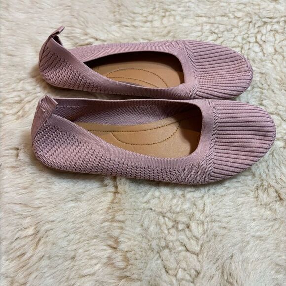Amazon Pink Knit Ballet Flats size 42/10 - Picture 6 of 6